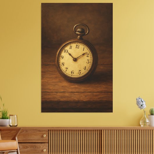  zakhorloge schilderij canvas afdruk (Insitu (Woonkamer))