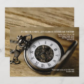 Zakhorloge uitnodiging (Voorkant / Achterkant)