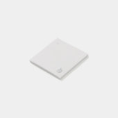 Zakhorloge voor nachtonderzoek donkere academische post-it® notes (Schuin)