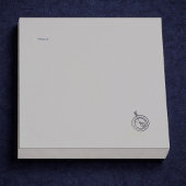 Zakhorloge voor nachtonderzoek donkere academische post-it® notes