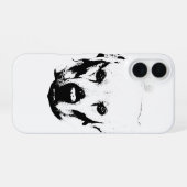 Zakhouder met een kalme blik iPhone 16 hoesje (Achterkant horizontaal)