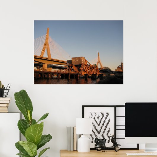 Zakim Bridge Poster (Thuiskantoor)