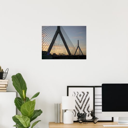 Zakim Bridge Poster (Thuiskantoor)