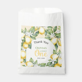 Zakje citroen citrus verjaardag.