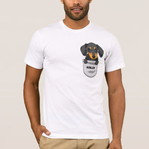 Zakje Daschund pup knuffel hond T-shirt