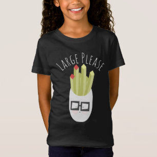 Zakje friet Schattige Cartoon T-shirt