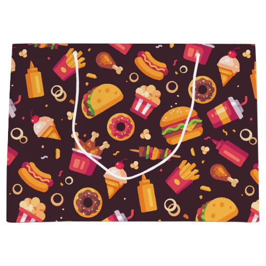 Zakje met fastfoodcadeau (Voorkant)