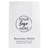 Zakje met op maat gemaakt bedrijfslogo (Achterkant)