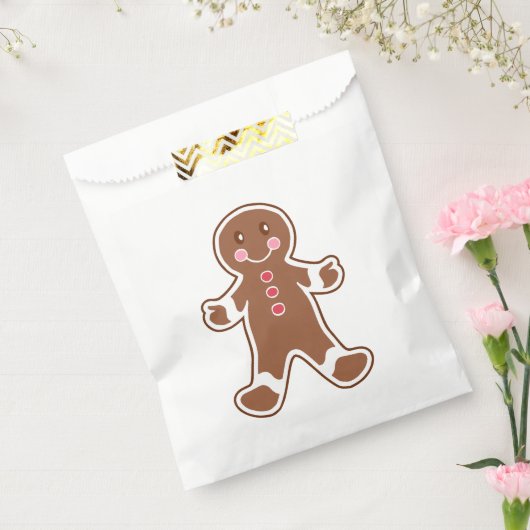 Zakje met peperkoekjongen als favoriet (Gezegeld)