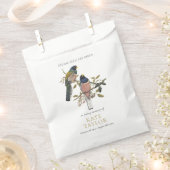 Zakje met vogelzaad als aandenken aan uitvaart (Geknipt)