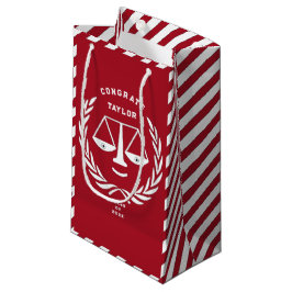 Zakje voor afstudeergeschenk aan rechtenstudent
