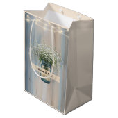 Zakje voor bruiloftsgeschenk in rustieke schuursti (Achterkant Gekanteld)