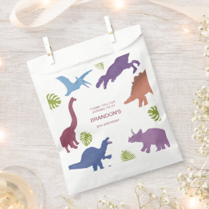 Zakje voor Dinosaur Cute Dino Kids-verjaardagsfees