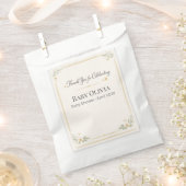 Zakjes baby shower bedankjes | Persoonlijk (Geknipt)