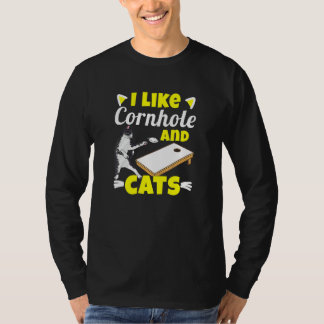 Zakjes Cornhole Kat Vrouwen T-shirt