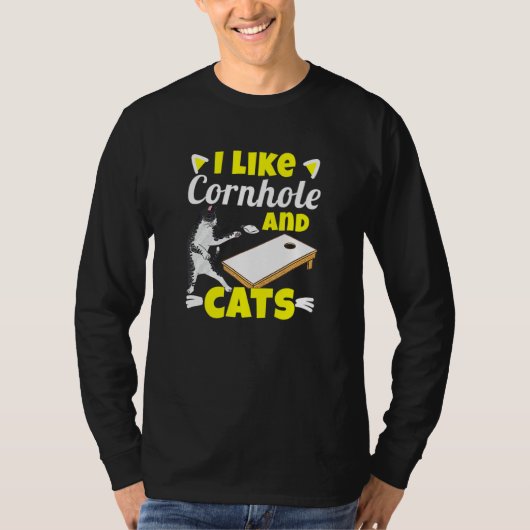 Zakjes Cornhole Kat Vrouwen T-shirt (Voorkant)