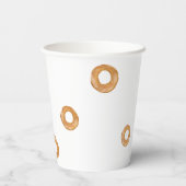 ZAKJES | Kleine bagels wit Papieren Bekers (Achterkant)