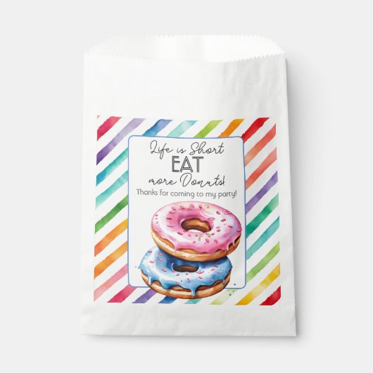 Zakjes met donutvoorkeuren (Voorkant)