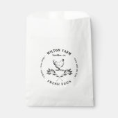 Zakjes met geluks kippen laurier tak eiproducten (Voorkant)