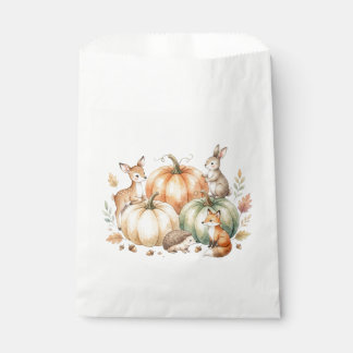 Zakjes met herfst bosdieren als favoriet