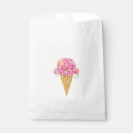 Zakjes met ijsje-thema voor feestjes