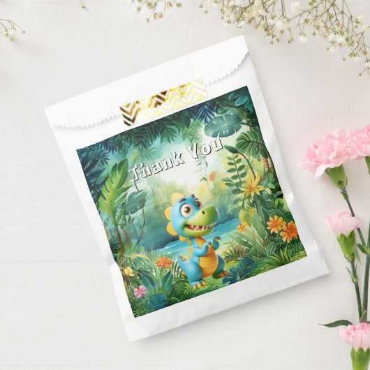 Zakjes met leuk dinosaurusmotief (Gezegeld)