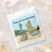 Zakjes met lief dinosaurus als feestfavoriet (Geknipt)