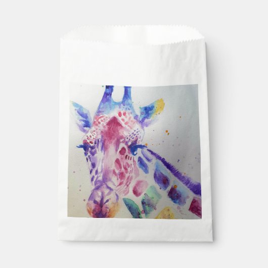 Zakjes voor Cute Giraffe Dierenpark Dieren Feest (Voorkant)