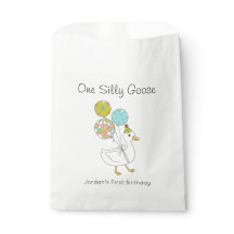Zakjes voor feestgunsten met One Silly Goose
