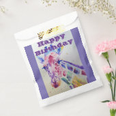 Zakjes voor feestjes met giraffen uit de dierentui (Gezegeld)