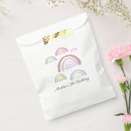 Zakjes voor regenboog verjaardagsfeestjes voor kin