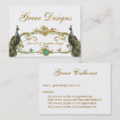 Zakken en Gold Business/Profiel/Datum opslaan Visitekaartje (Voorkant / Achterkant)