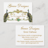 Zakken en Gold Business/Profiel/Datum opslaan Visitekaartje (Voorkant / Achterkant)