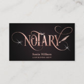 Zakken voor goudhypotheekleningen voor notariseleg visitekaartje (Voorkant)