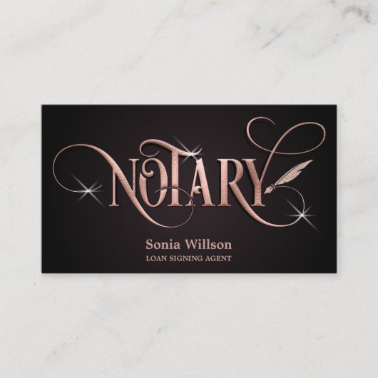 Zakken voor goudhypotheekleningen voor notariseleg visitekaartje (Voorkant)