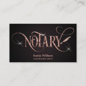 Zakken voor goudhypotheekleningen voor notariseleg visitekaartje (Voorkant)