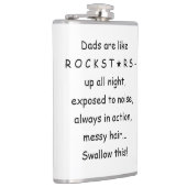 Zakkolf voor nieuwe vader, grappig papa-to-be cade heupfles (Rechts)