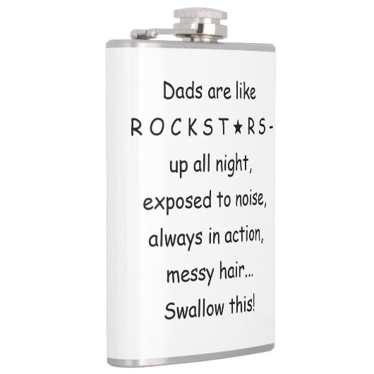 Zakkolf voor nieuwe vader, grappig papa-to-be cade heupfles (Rechts)