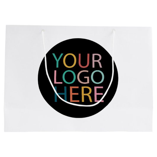 Zaklogo | Mooie boodschappentassen met logo Groot Cadeauzakje (Achterkant)