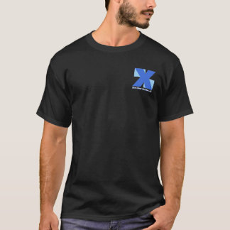 zaklogo op donker shirt