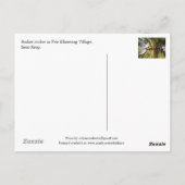 Zakmaker in het dorp Prie Khmeang Briefkaart (Achterkant)