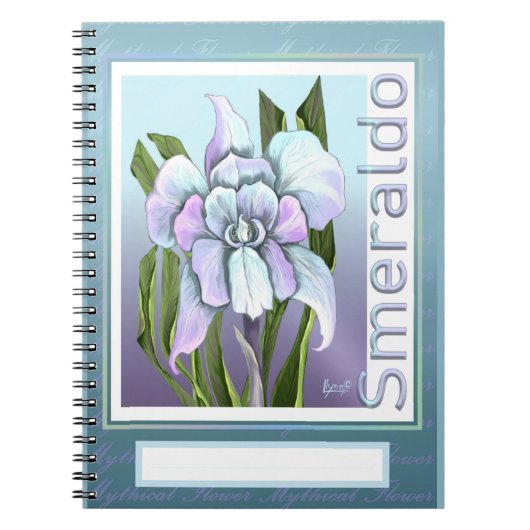 zakmap Smeraldo-bloem Notitieboek (Voorkant)