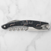 Zakmes, gepersonaliseerd cadeau voor papa kurkentrekker (Achterkant)