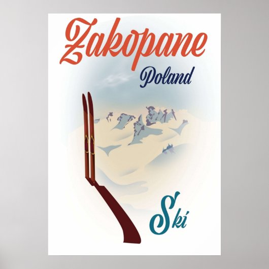 Zakopane Poland Poster (Voorkant)