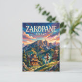 Zakopane Polen Briefkaart (Staand voorkant)