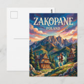 Zakopane Polen Briefkaart (Voorkant / Achterkant)