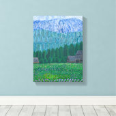 Zakopane, Polen canvas Afdruk (Insitu (Houten vloer))