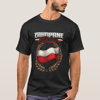 Zakopane Polen Reizen Poolse Vlag Polska T-shirt