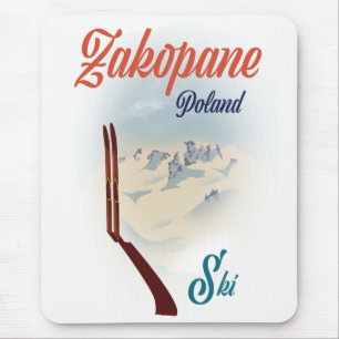 Zakopane Polen ski poster Muismat