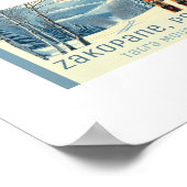 Zakopane Polen skigebied Tatra Bergen Poster (Hoek)